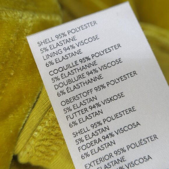 Free People Hold Me Puff Sleeve Velvet Top Glistening Gold Boho Women's Medium - Picture 7 of 7